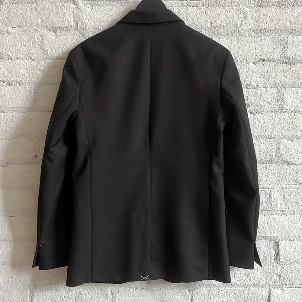 ❌ SOLD ❌ NWT ARKET Oversized Wool Hopsack Blazer in Black - Picture 7 of 8